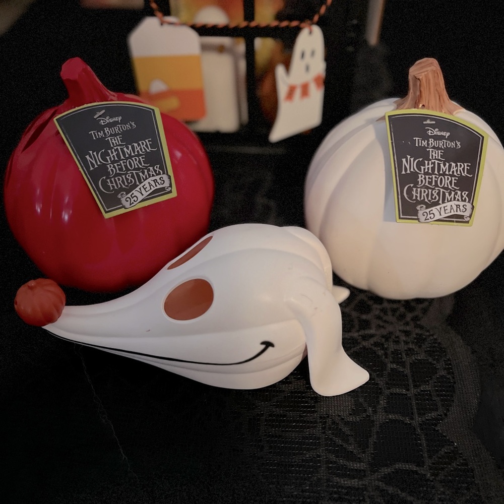 Set of 3Disney NMBC lantern heads - Jack, Sally & Zero - Picture 2 of 6